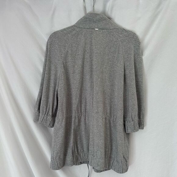 NWT St. John Sport Loungewear Jacket and Pant Set in Heather Gray Melange M - Picture 8 of 16